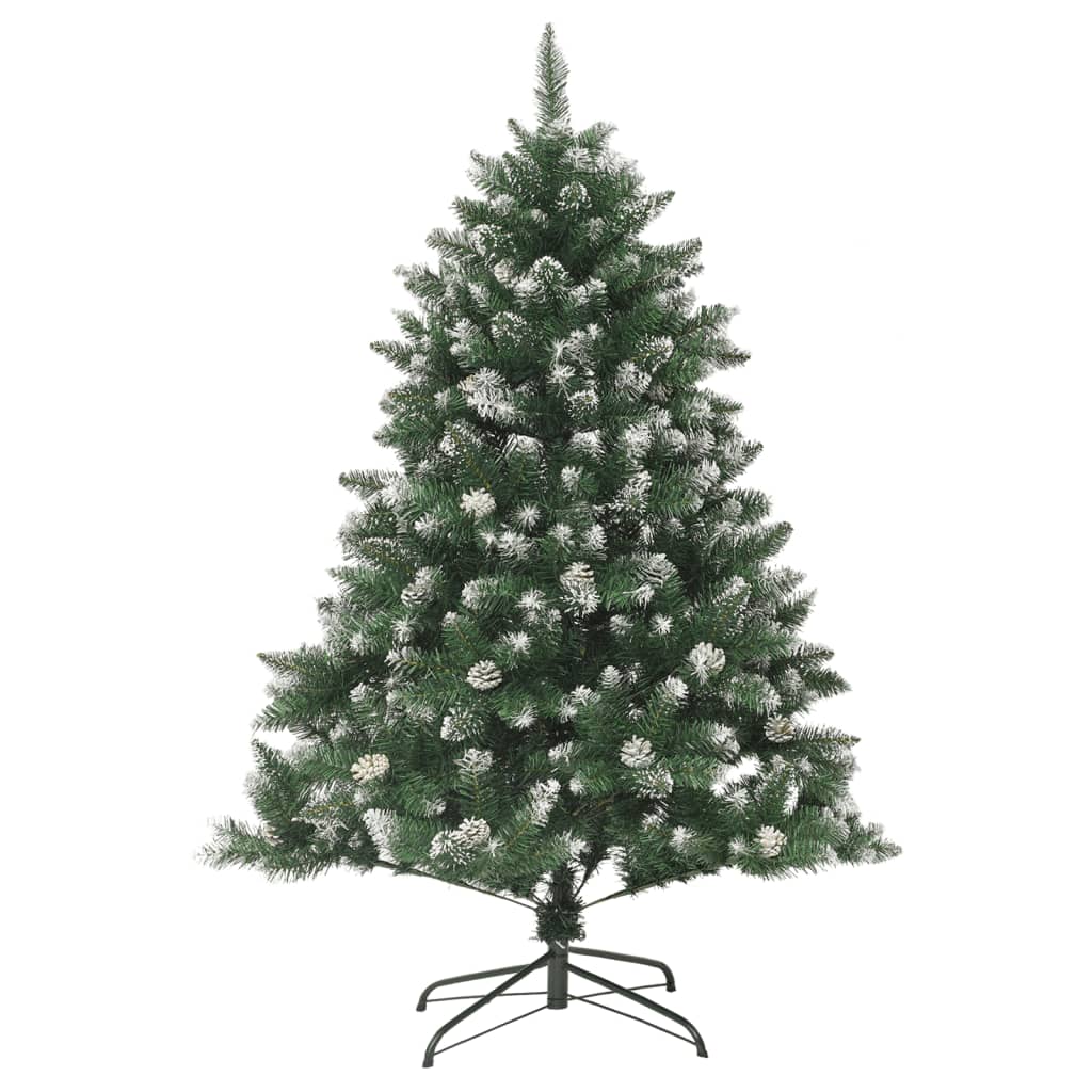 vidaXL PVC műkarácsonyfa állvánnyal 120 cm