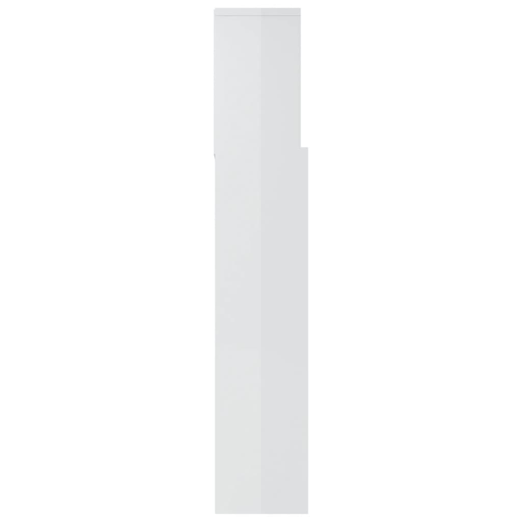 vidaXL magasfényű fehér áthidaló szekrény 180 x 19 x 103,5 cm