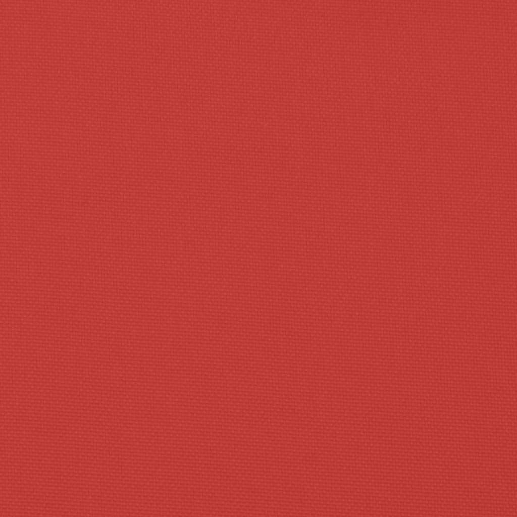 vidaXL piros oxford szövet raklappárna 60 x 60 x 8 cm