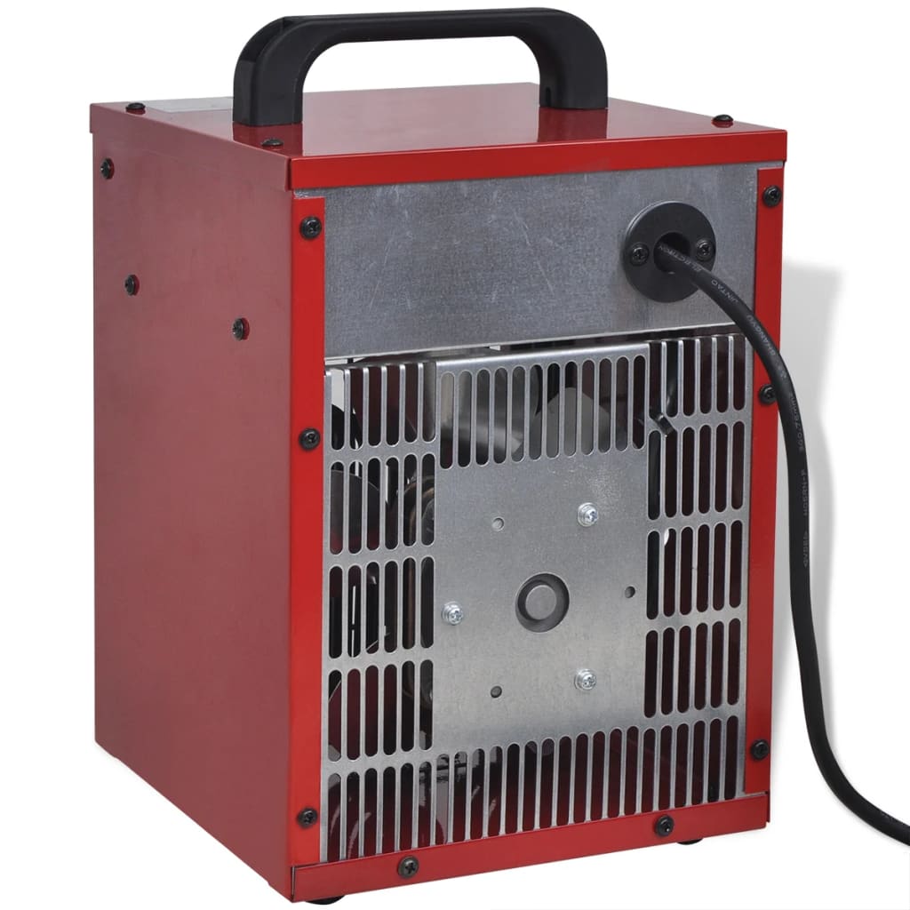Hordozható ipari elektromos ventilátoros fűtő 2 kW 100 m³/h