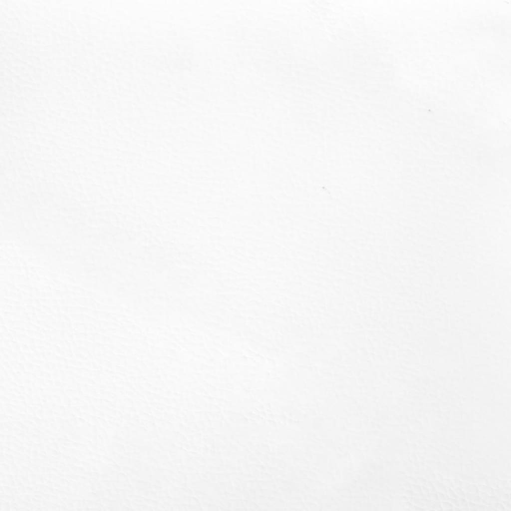 vidaXL fehér műbőr szárnyas fejtámla 147x16x78/88 cm