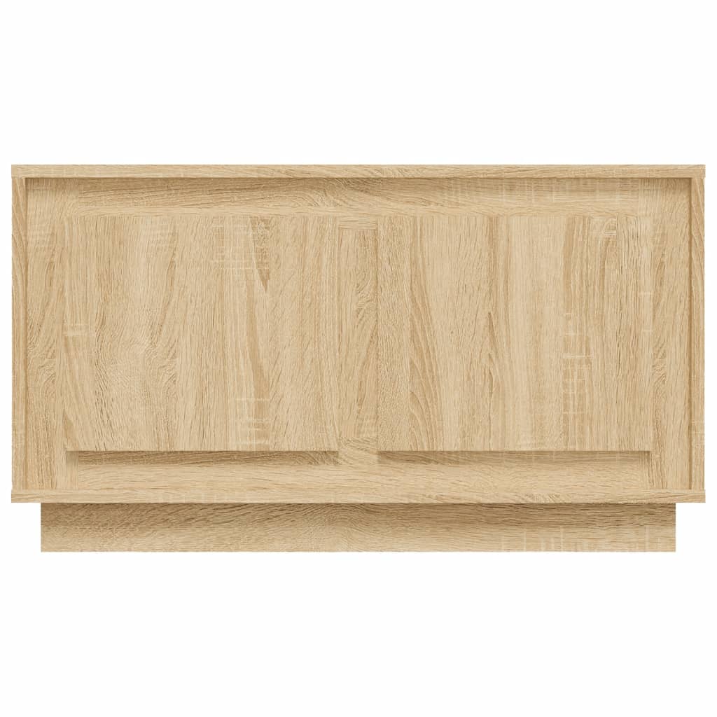 vidaXL sonoma-tölgyszínű szerelt fa fali TV-szekrény 80x35x45 cm