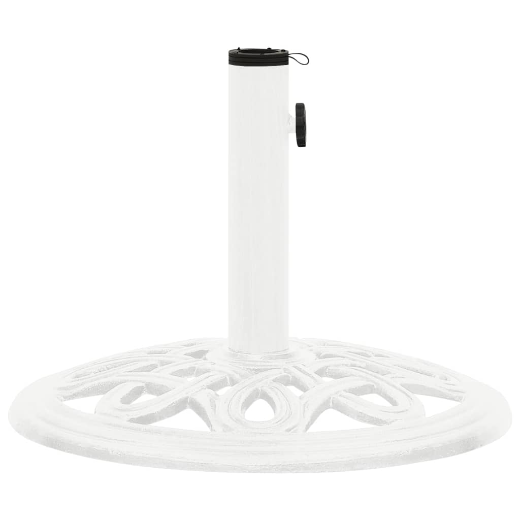 vidaXL fehér öntöttvas napernyőtalp 40 x 40 x 32 cm