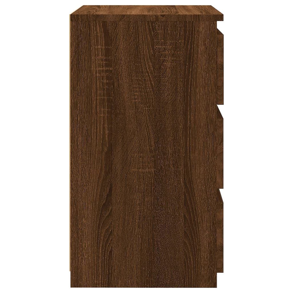 vidaXL barna tölgyszínű szerelt fa éjjeliszekrény 40 x 35 x 62,5 cm