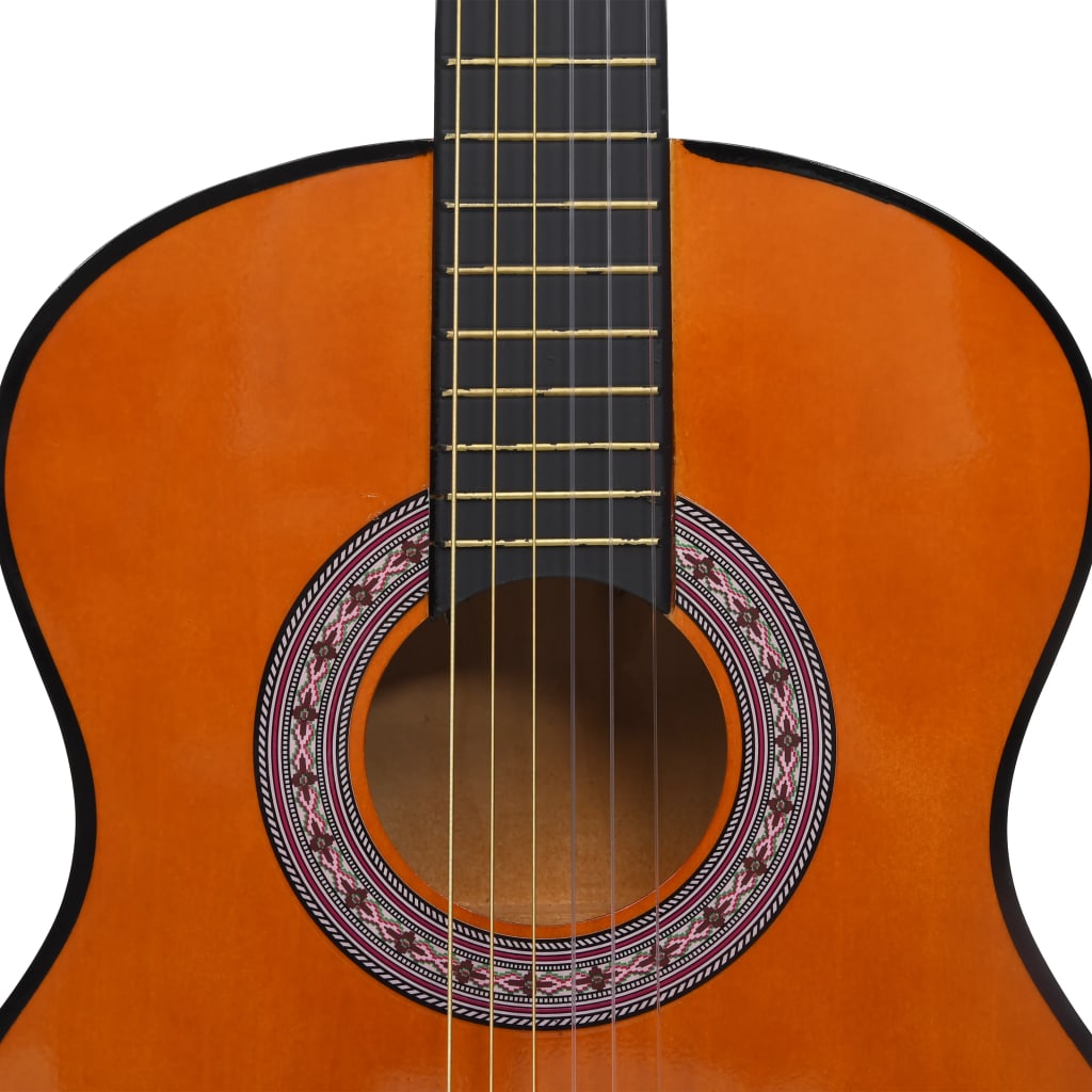 vidaXL klasszikus hársfa gitár kezdőknek és gyerekeknek 3/4 36"