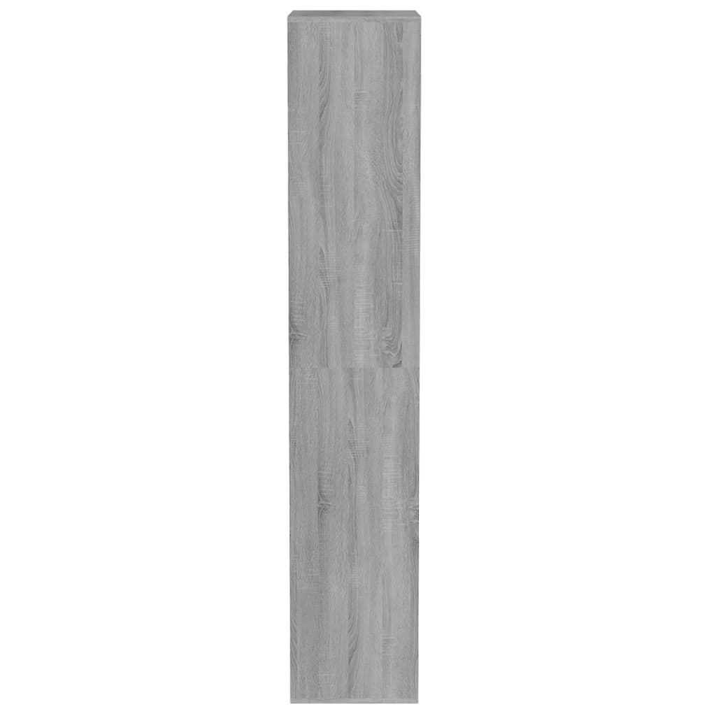 vidaXL szürke sonoma színű szerelt fa cipősszekrény 54x34x183 cm