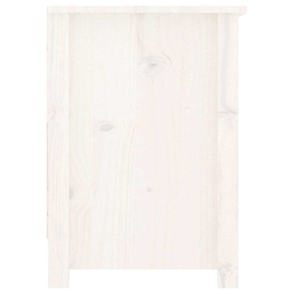 vidaXL fehér tömör fenyőfa TV-szekrény 103 x 36,5 x 52 cm