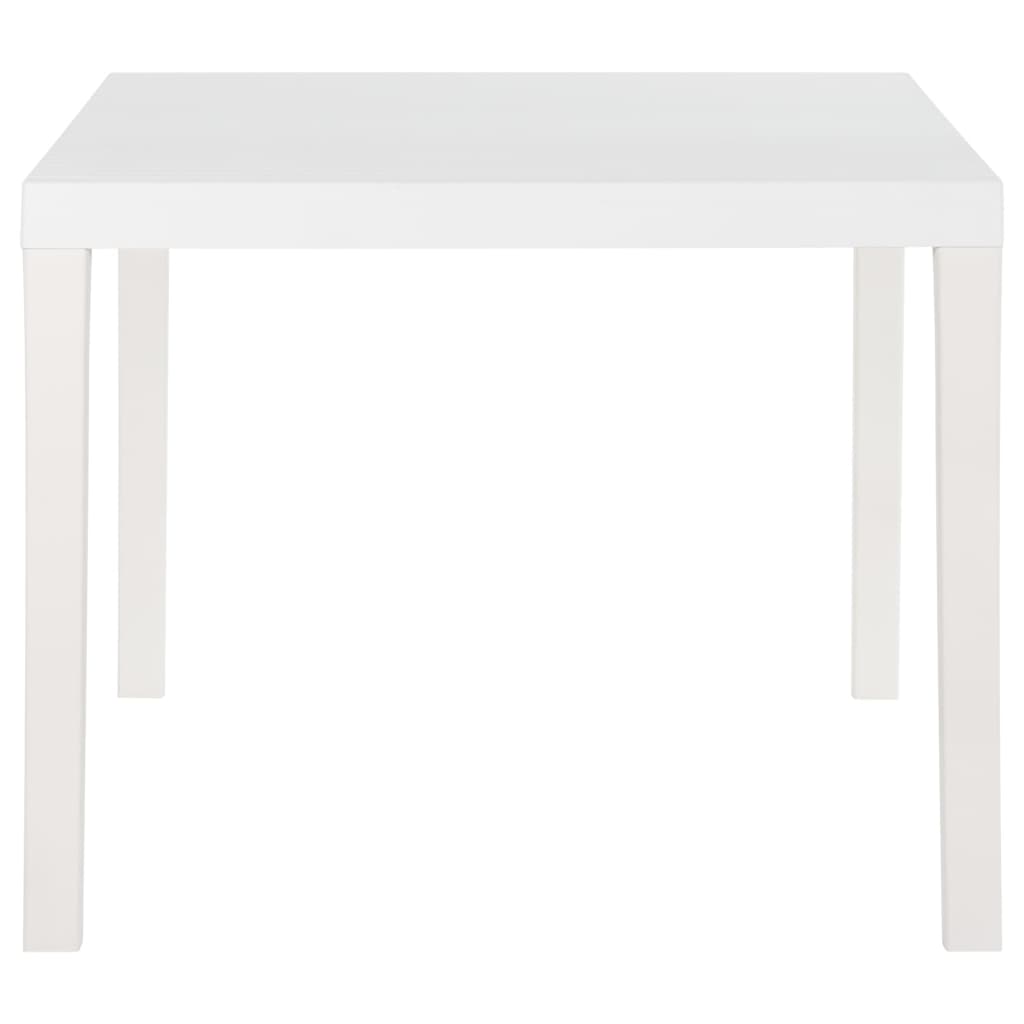 vidaXL fehér polipropilén kerti asztal 150 x 90 x 72 cm