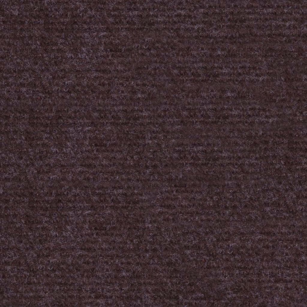 vidaXL barna bordás kiállítási szőnyeg 1,2 x 10 m