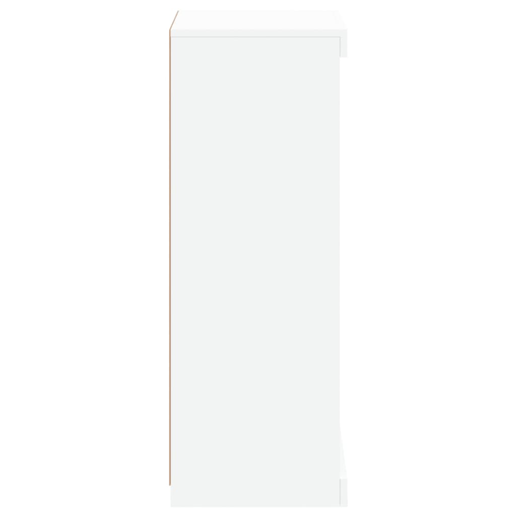 vidaXL fehér tálalószekrény LED-világítással 41 x 37 x 100 cm