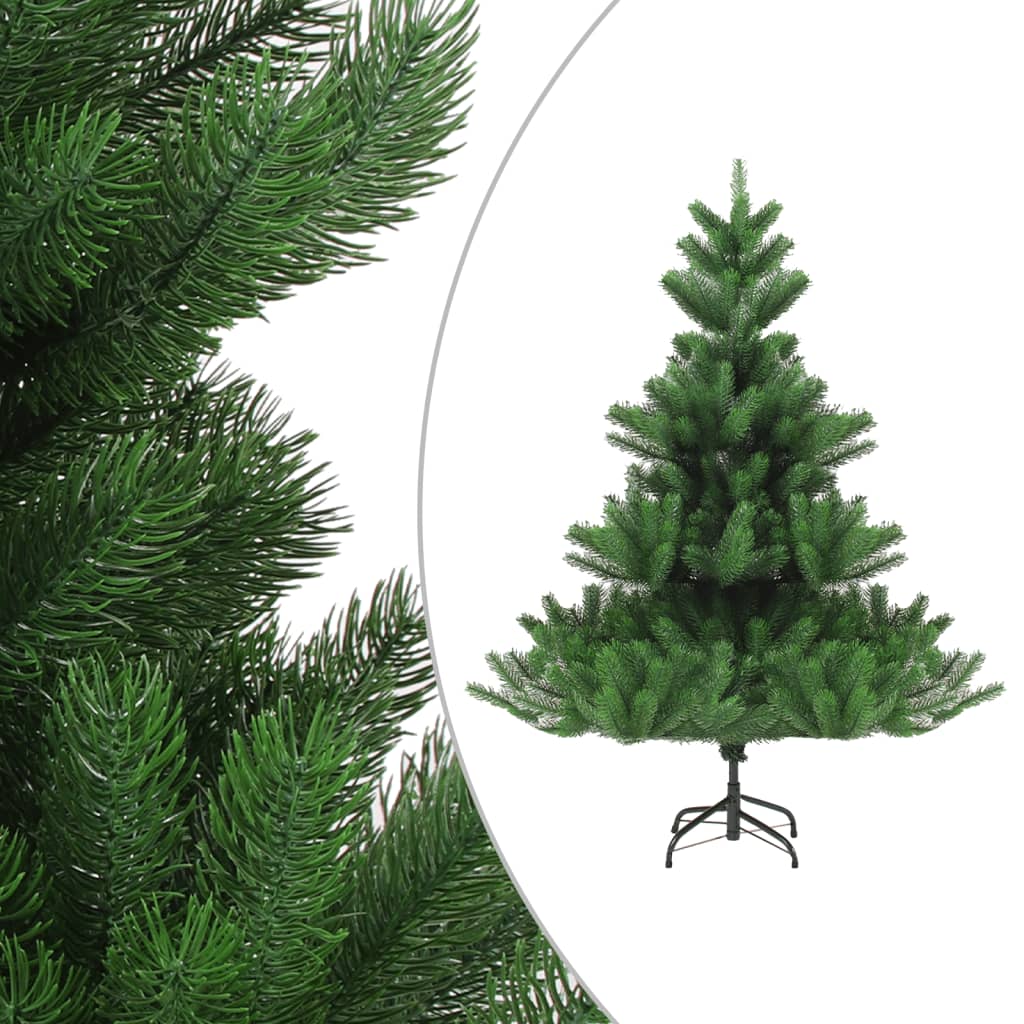 vidaXL zöld megvilágított karácsonyi Nordmann műfenyő 240 cm
