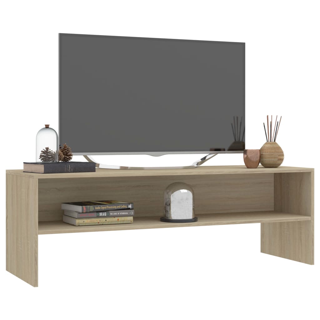 vidaXL sonoma tölgy színű forgácslap TV-szekrény 120 x 40 x 40 cm