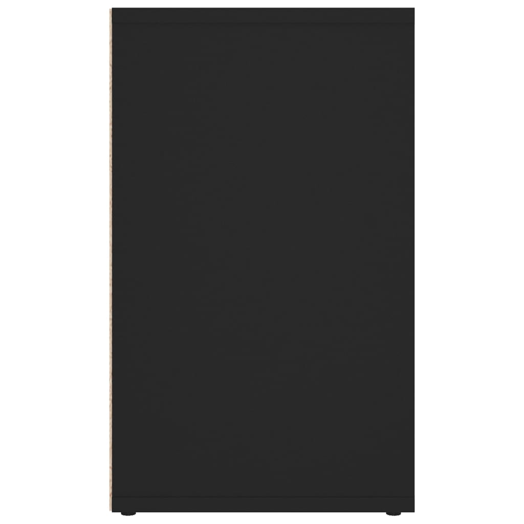 vidaXL fekete cipőszekrény 52,5 x 30 x 50 cm