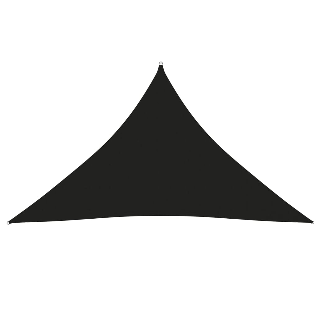 vidaXL fekete háromszögű oxford szövet napvitorla 3,5 x 3,5 x 4,9 m
