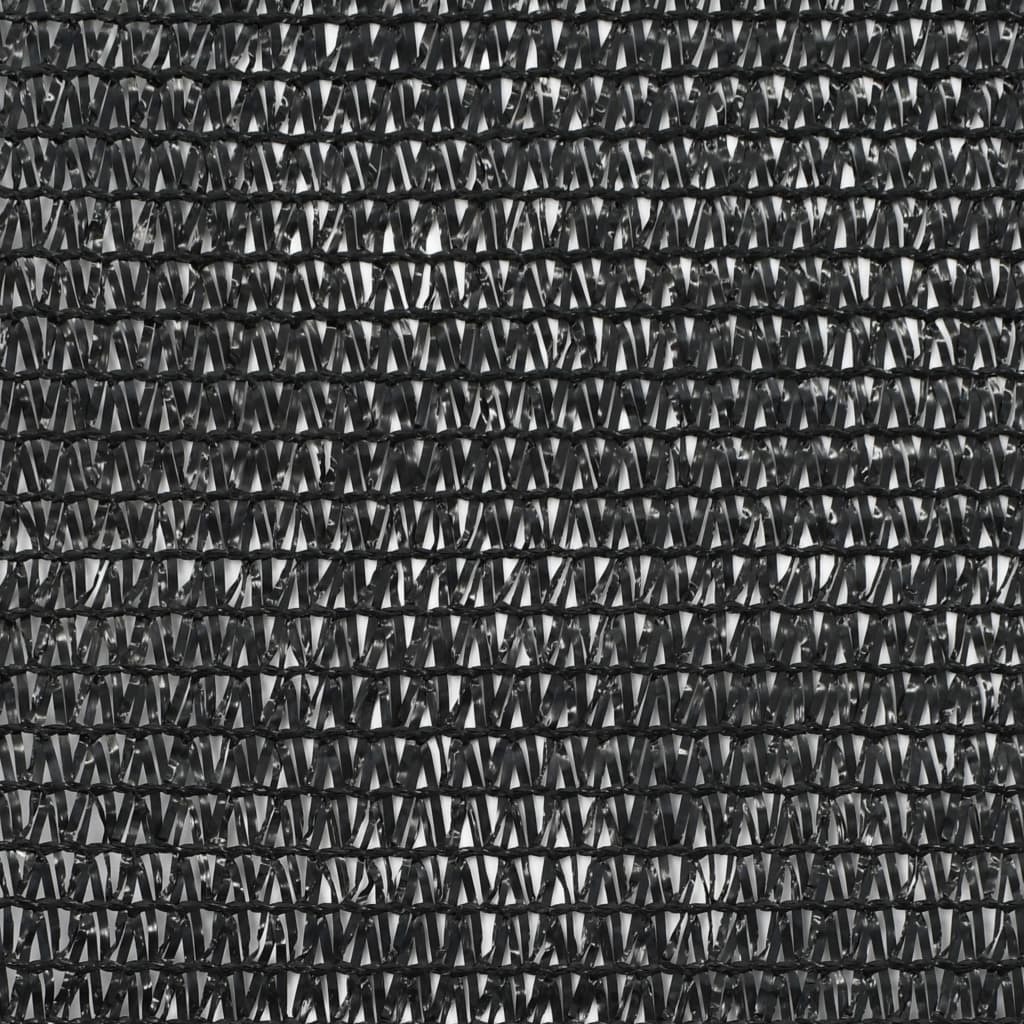 vidaXL fekete HDPE teniszháló 1,2 x 100 m