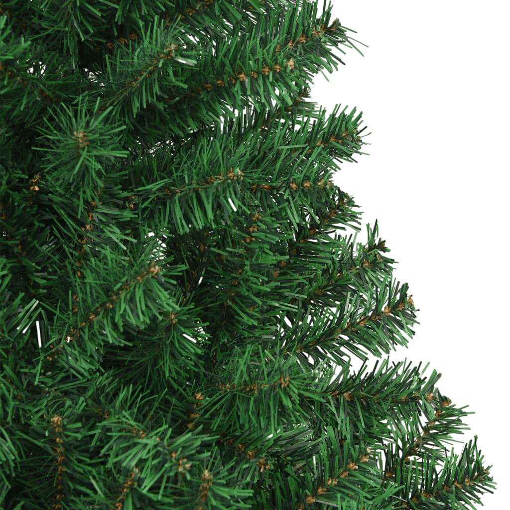 vidaXL zöld PVC műkarácsonyfa vastag ágakkal 210 cm