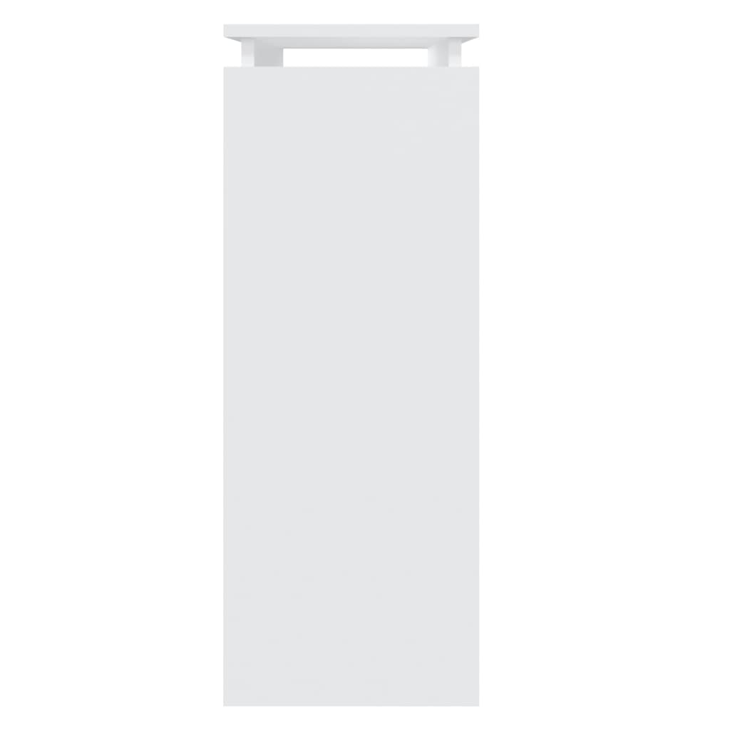 vidaXL fehér forgácslap tálalóasztal 80 x 30 x 80 cm