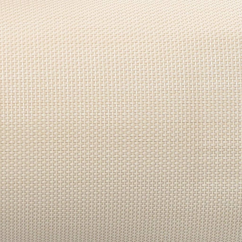 vidaXL krémszínű textilén napozóágy-fejtámla 40 x 7,5 x 15 cm