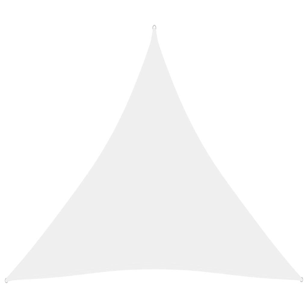 vidaXL fehér háromszögű oxford-szövet napvitorla 6 x 6 x 6 m