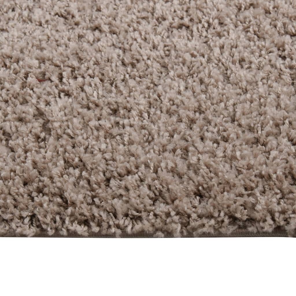 vidaXL bézs hosszú szálú bozontos szőnyeg 160x230 cm