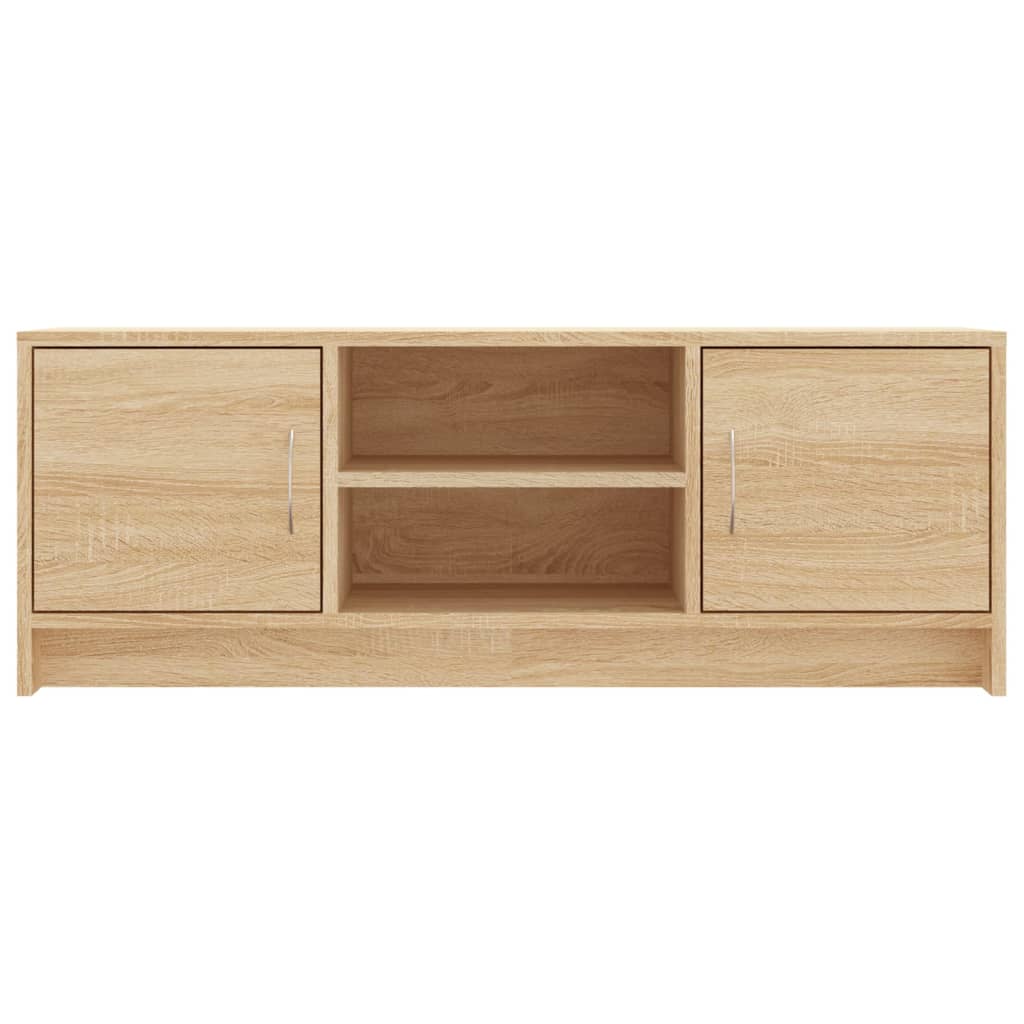 vidaXL sonoma-tölgyszínű szerelt fa fali TV-szekrény 102x30x37,5 cm