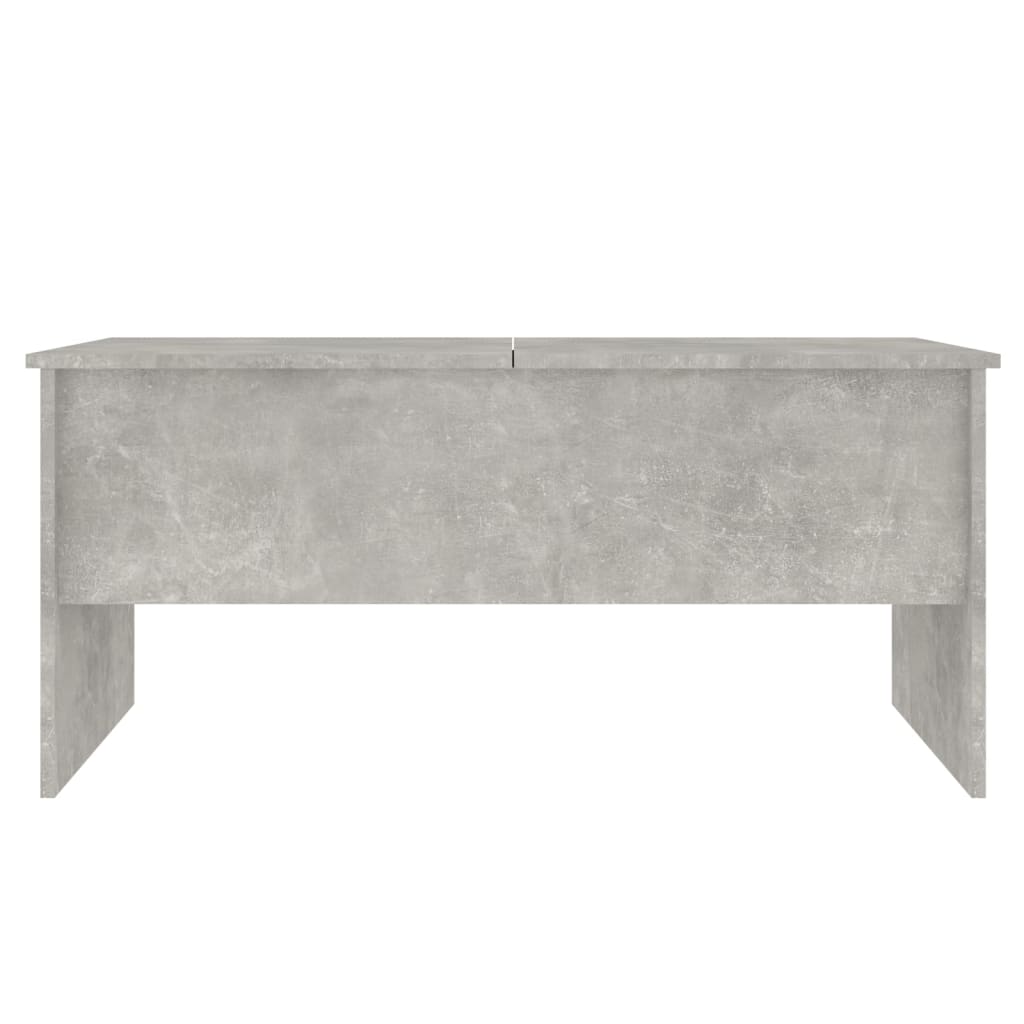 vidaXL betonszürke szerelt fa dohányzóasztal 102 x 50,5 x 46,5 cm
