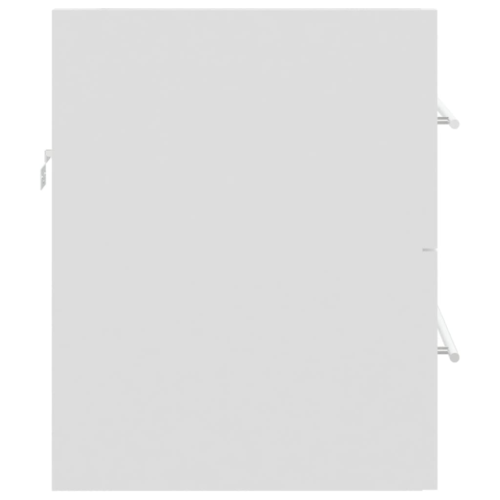vidaXL fehér forgácslap mosdószekrény 60 x 38,5 x 48 cm