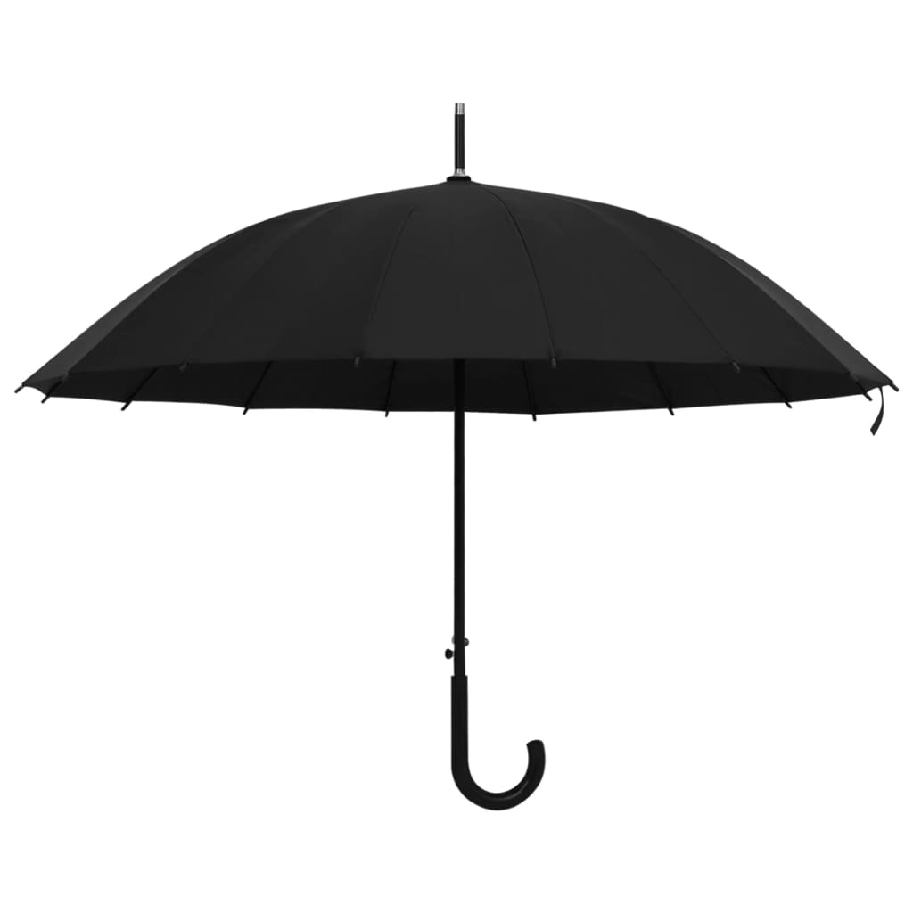 vidaXL fekete automatikus esernyő 105 cm