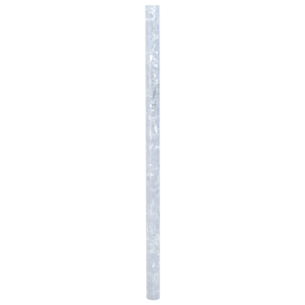 vidaXL matt virágmintás PVC ablakfólia 45 x 500 cm