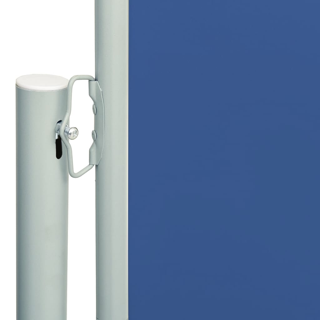 vidaXL kék behúzható oldalsó terasznapellenző 117 x 600 cm