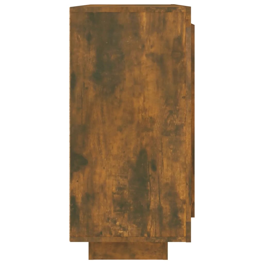 vidaXL füstös tölgyszínű szerelt fa tálalószekrény 92 x 35 x 75 cm