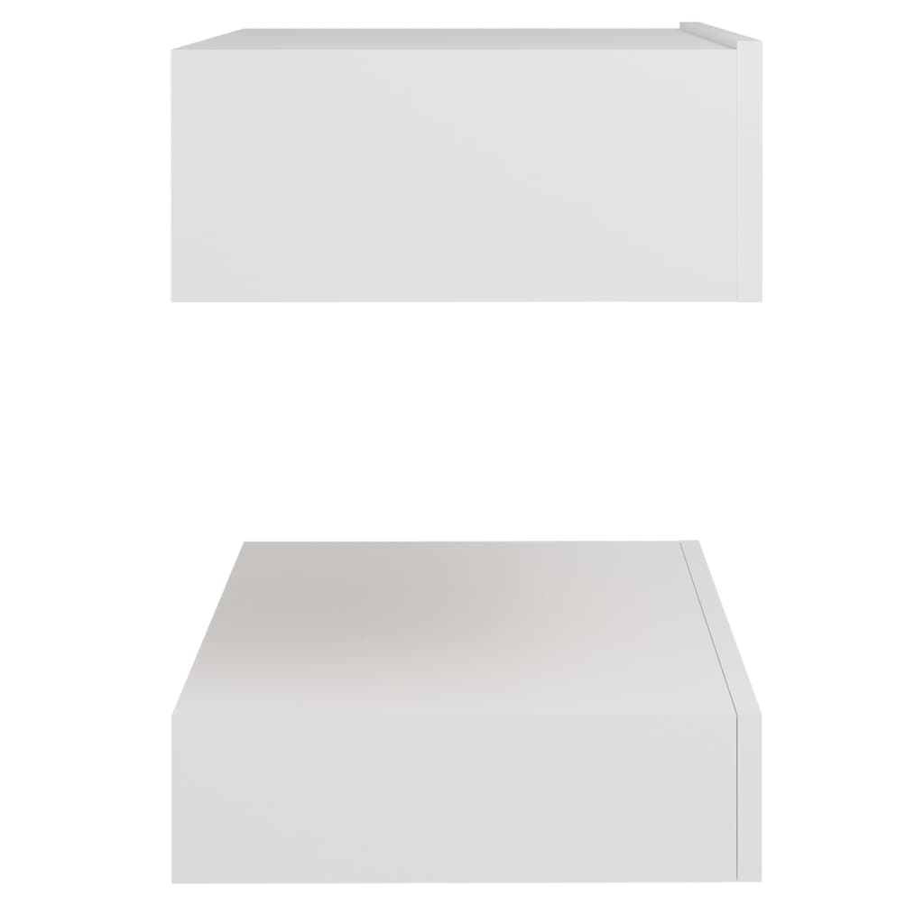 vidaXL fehér forgácslap éjjeliszekrény 60 x 35 cm