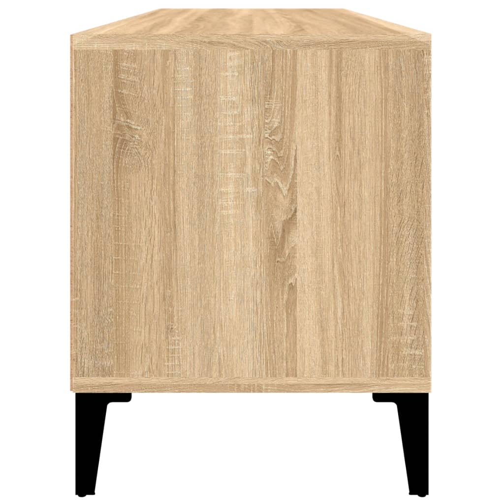 vidaXL sonoma tölgyszínű szerelt fa TV-szekrény 100x34,5x44,5 cm