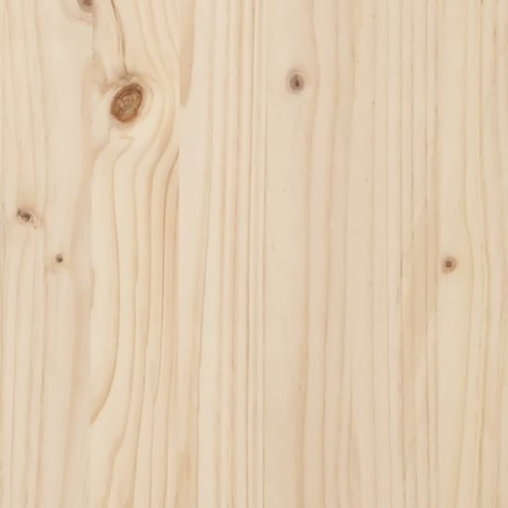 vidaXL tömör fenyőfa fali fejtámla 127,5 x 3 x 60 cm