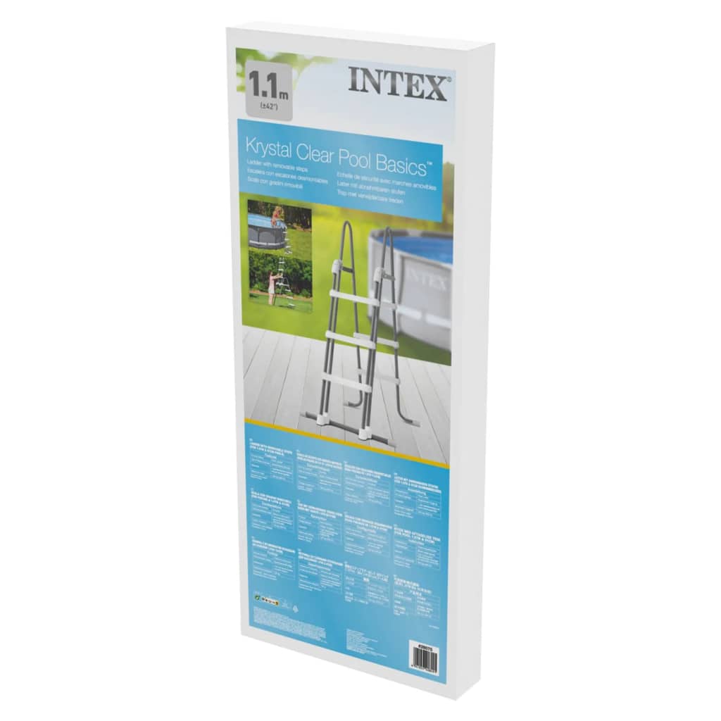 Intex háromfokos biztonsági medencelétra 91-107 cm