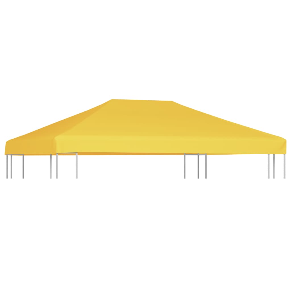 vidaXL sárga pavilon-tetőponyva 270 g/m² 4 x 3 m