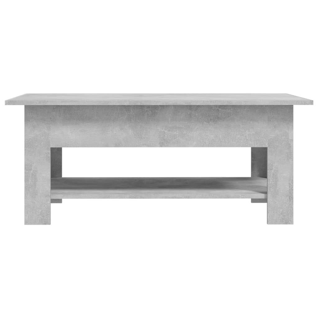 vidaXL betonszürke forgácslap dohányzóasztal 102 x 55 x 42 cm