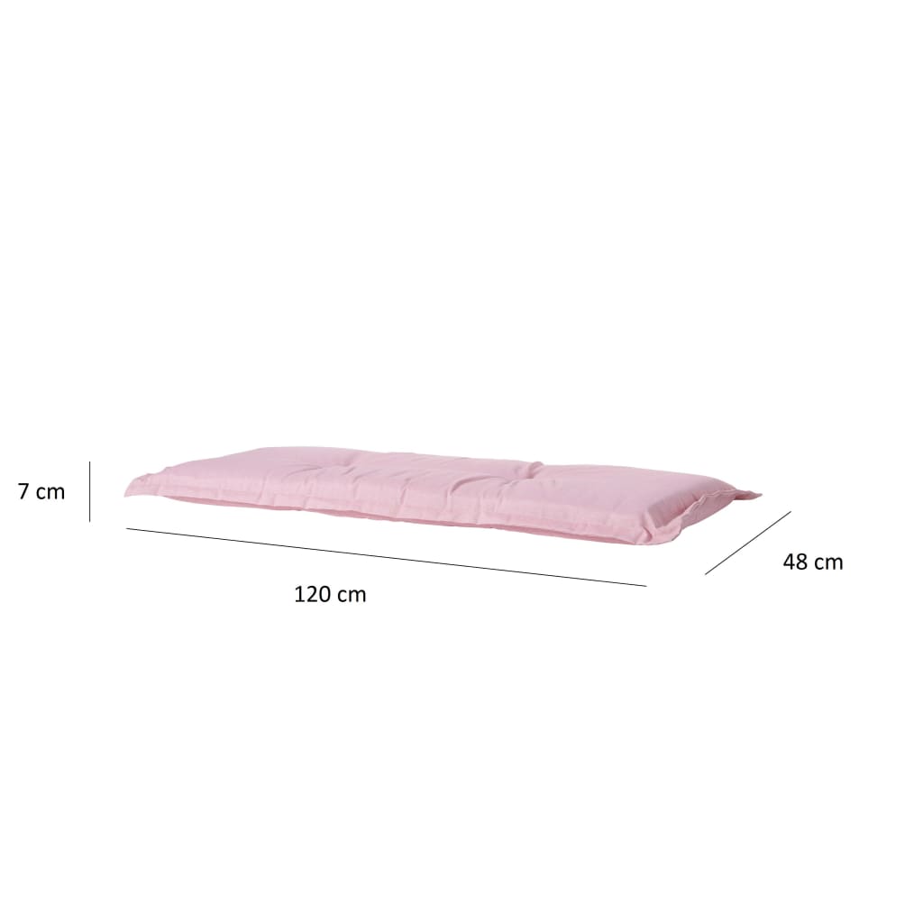 Madison Panama halvány rózsaszín padpárna 120 x 48 cm