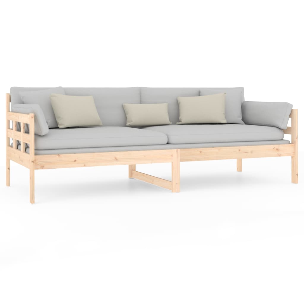 vidaXL tömör fenyőfa kanapéágy 80x200 cm