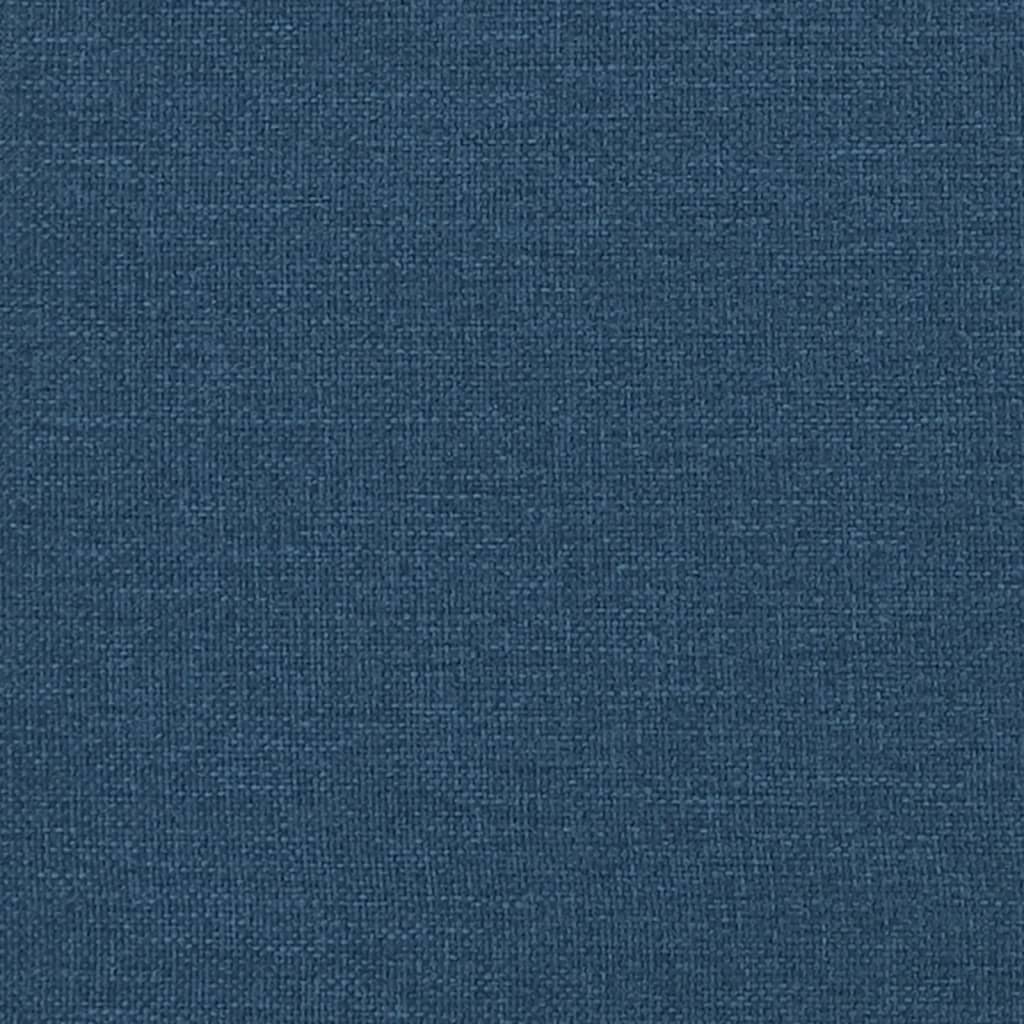 vidaXL kék 3 személyes szövet Chesterfield kanapé