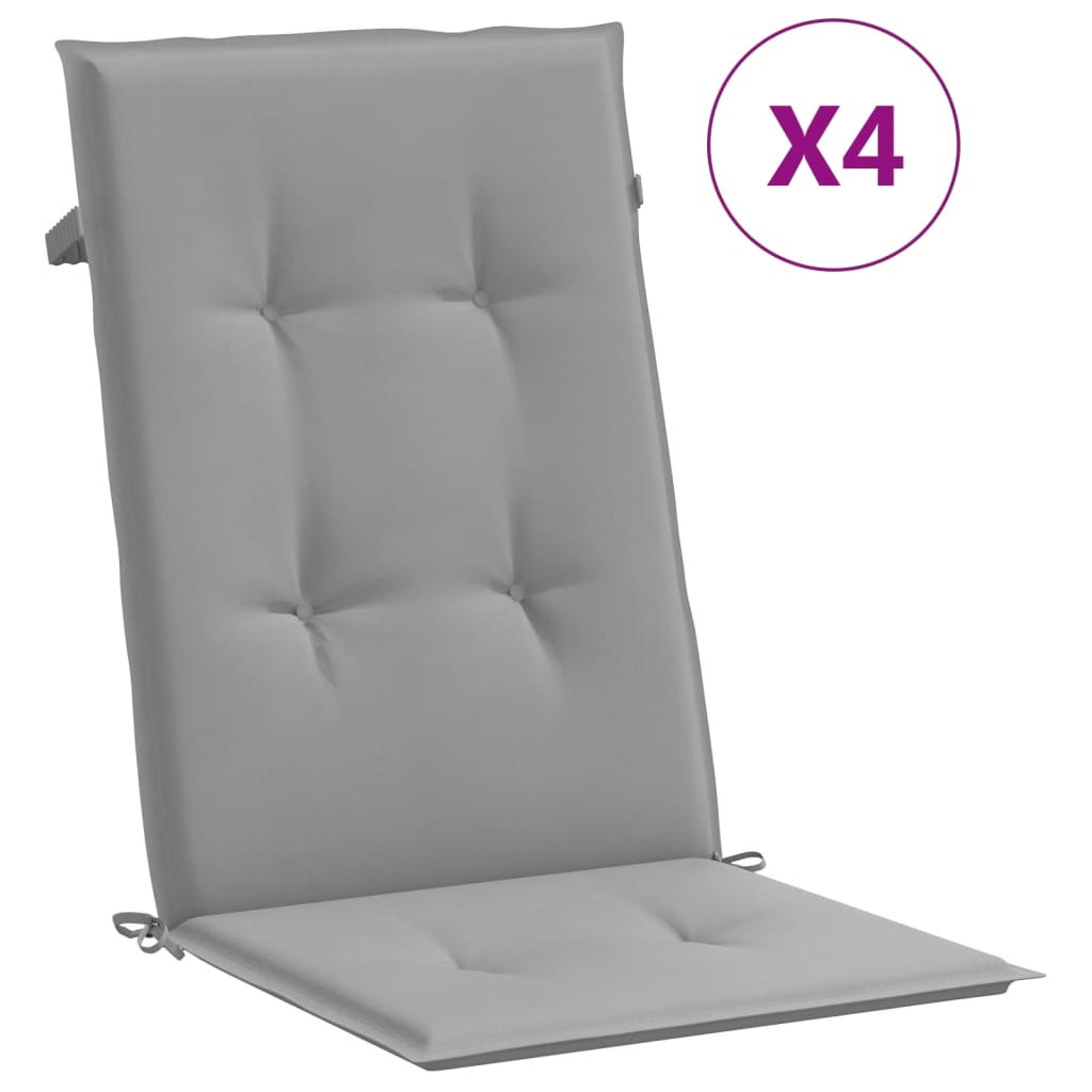 vidaXL 4 darabos kerti szék párna 120x50x3 cm