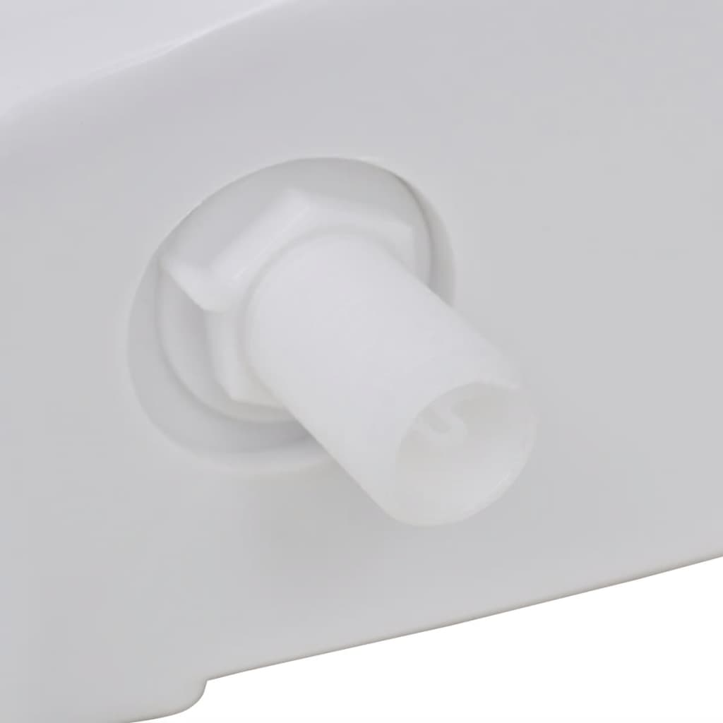 vidaXL fehér WC-tartály alsó vízbemenettel 3/6 liter