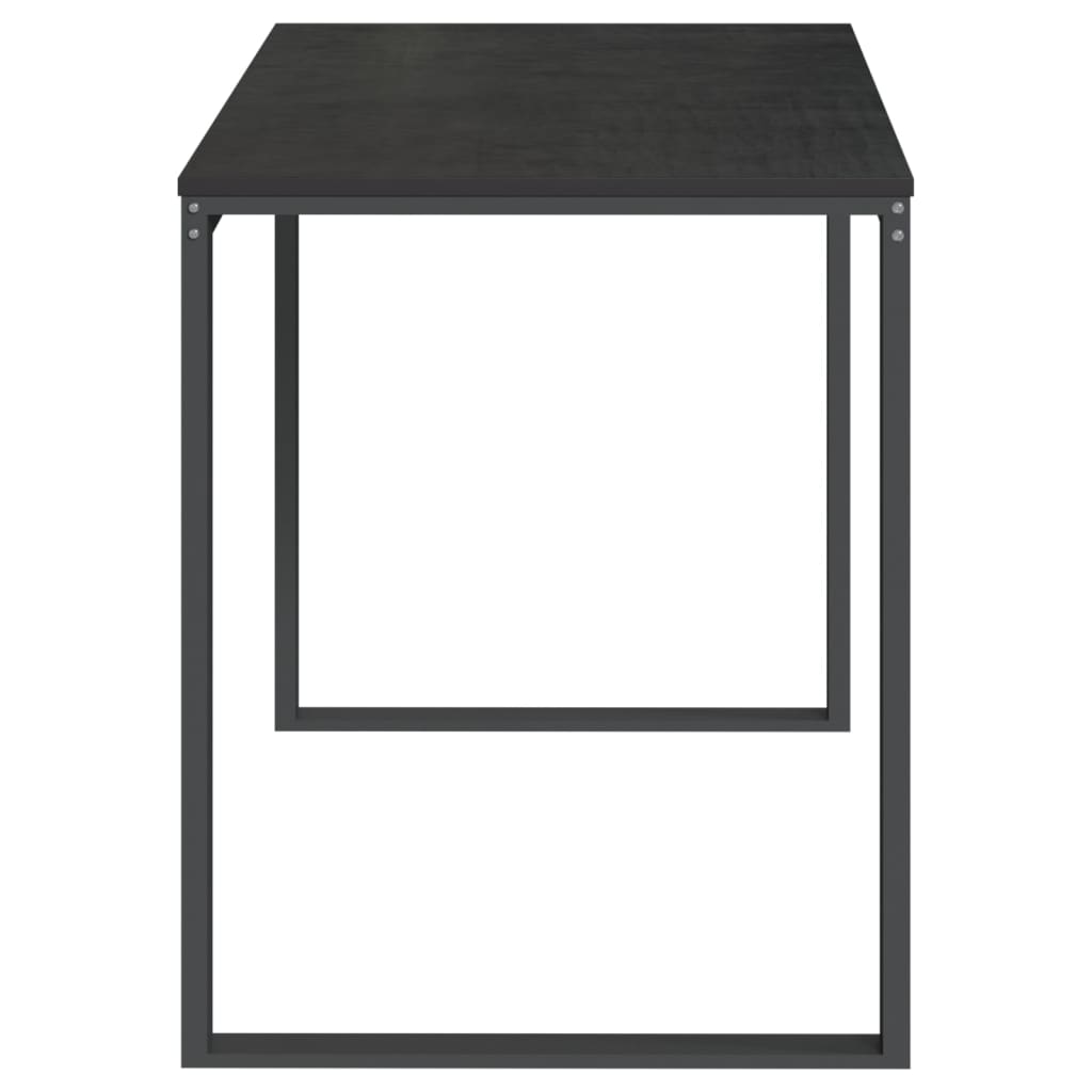 vidaXL fekete forgácslap számítógépasztal 110 x 60 x 73 cm