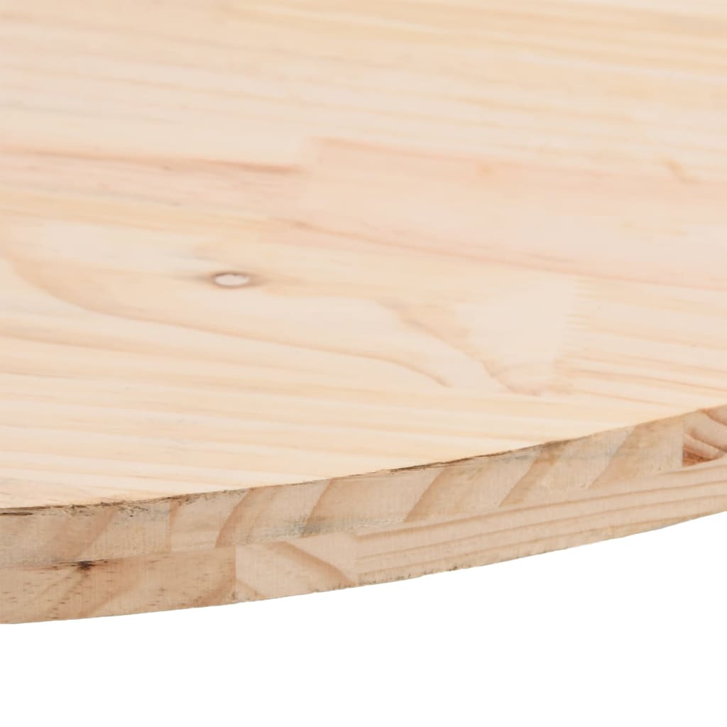 vidaXL tömör fenyőfa ovális asztallap 70 x 35 x 2,5 cm