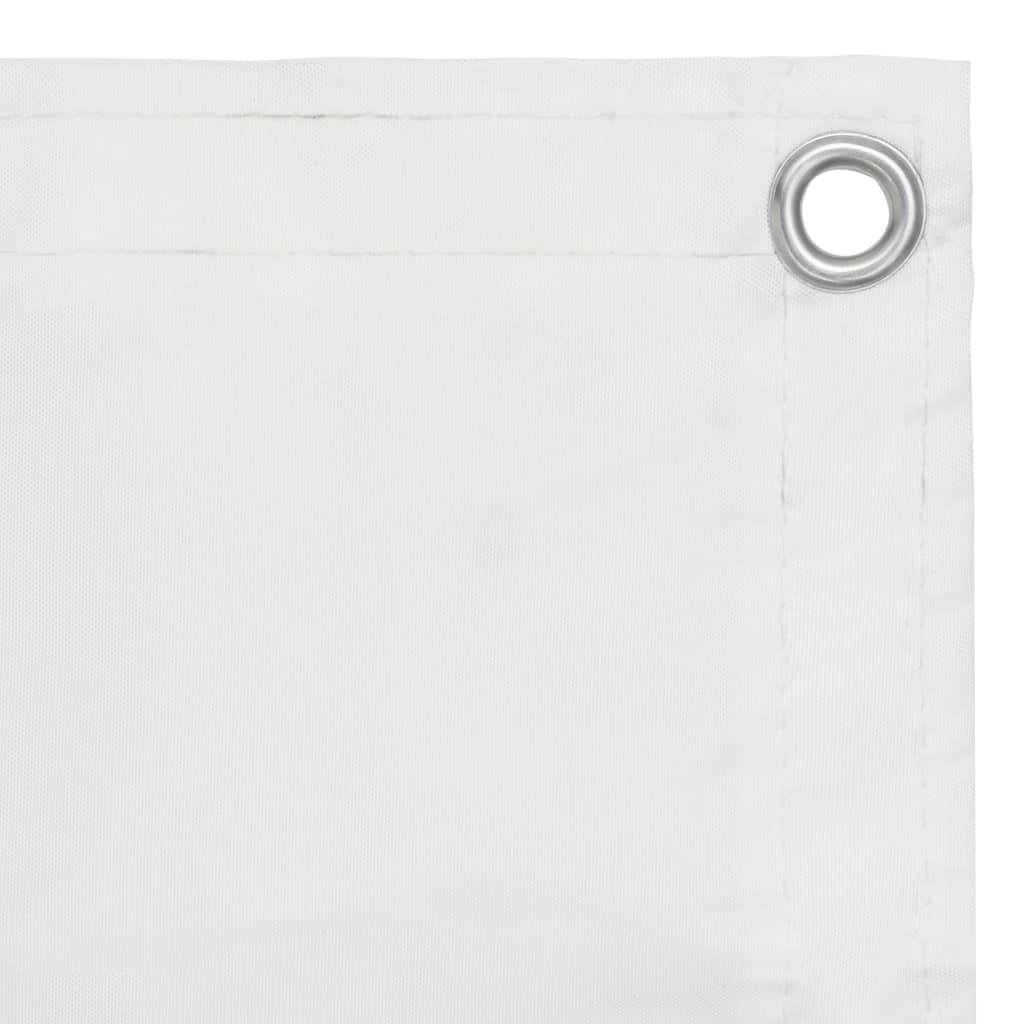 vidaXL fehér oxford-szövet erkélyparaván 120 x 300 cm