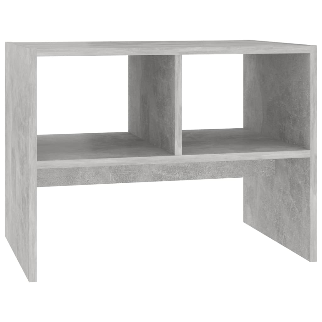 vidaXL betonszürke forgácslap kisasztal 60 x 40 x 45 cm