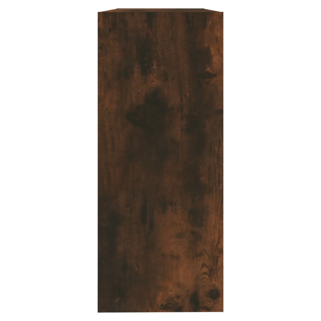 vidaXL füstös tölgyszínű könyvszekrény/térelválasztó 100 x 30 x 72 cm