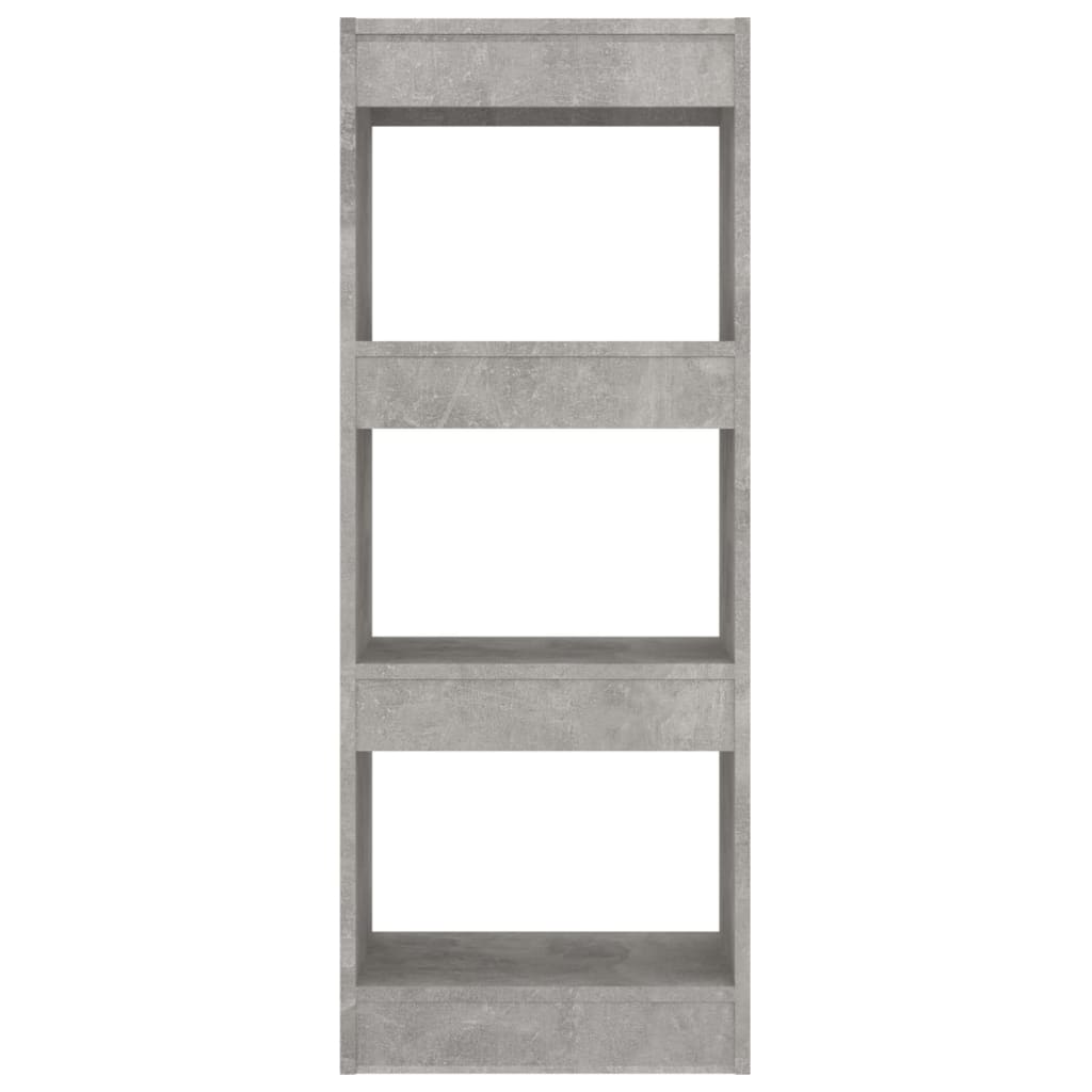vidaXL betonszürke forgácslap könyvszekrény/térelválasztó 40x30x103 cm