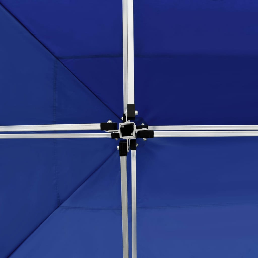 vidaXL kék összecsukható alumínium rendezvénysátor falakkal 4,5 x 3 m