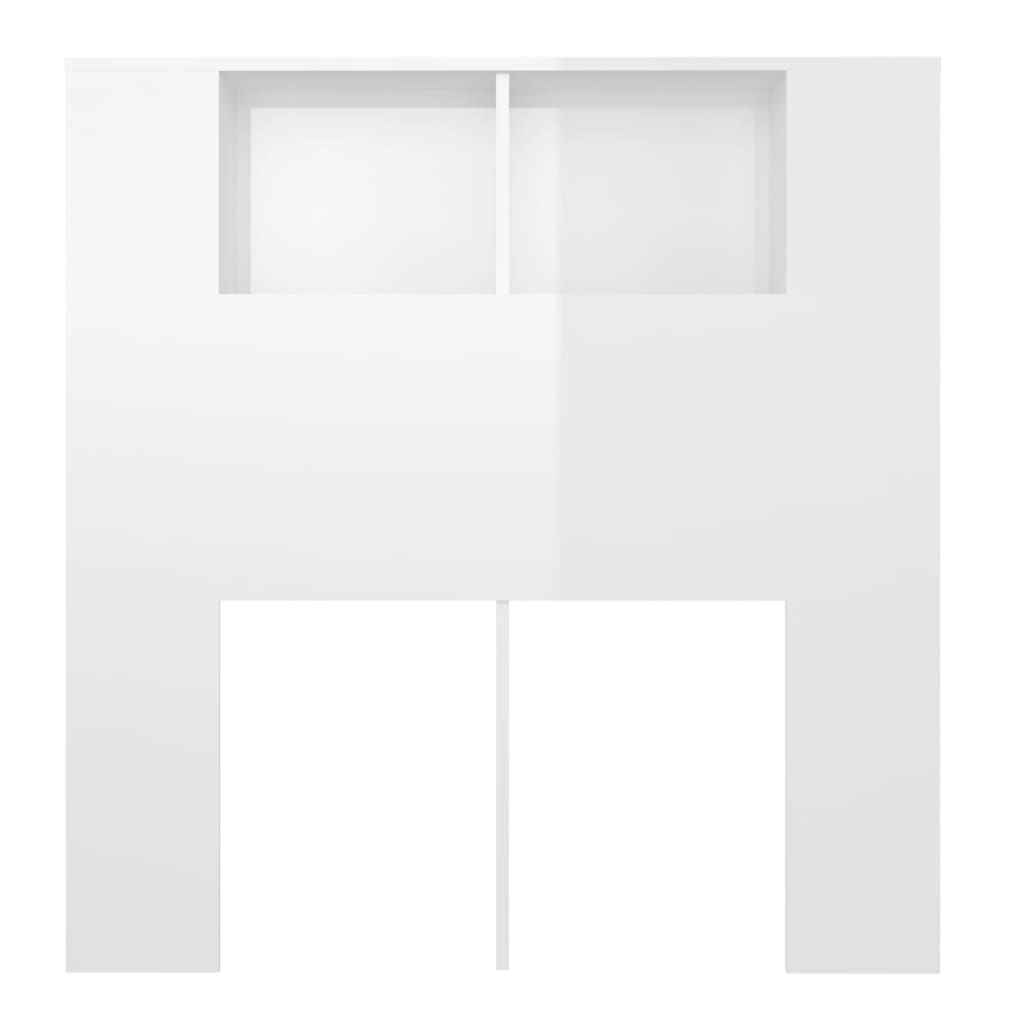 vidaXL magasfényű fehér áthidaló szekrény 100 x 18,5x 104,5 cm
